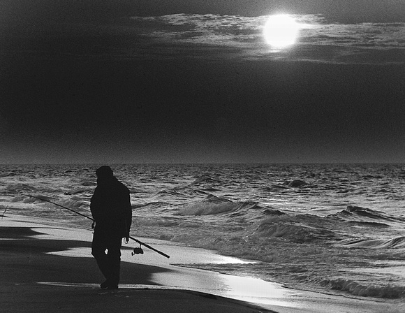 Fisherman After Sunrise