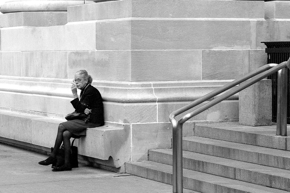 Lady with Cigarette